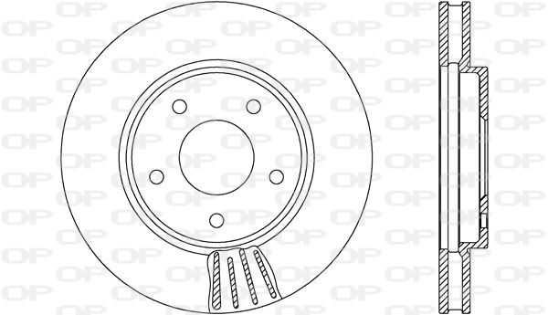 OPEN PARTS Тормозной диск BDA2692.20